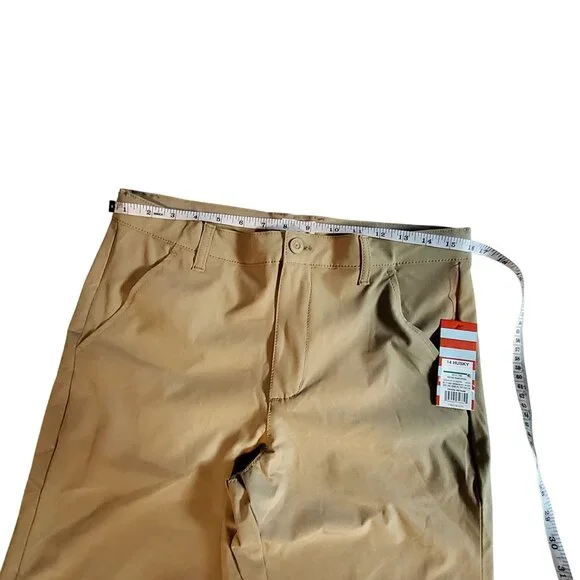 Cat & Jack Boys School Uniform Khaki Pants S 14 Husky Designed with belt loops - Picture 5 of 10